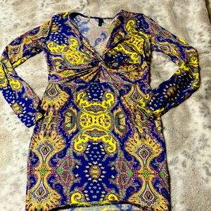 Womens size L paisley print dress. Light and stretchy! Never worn!